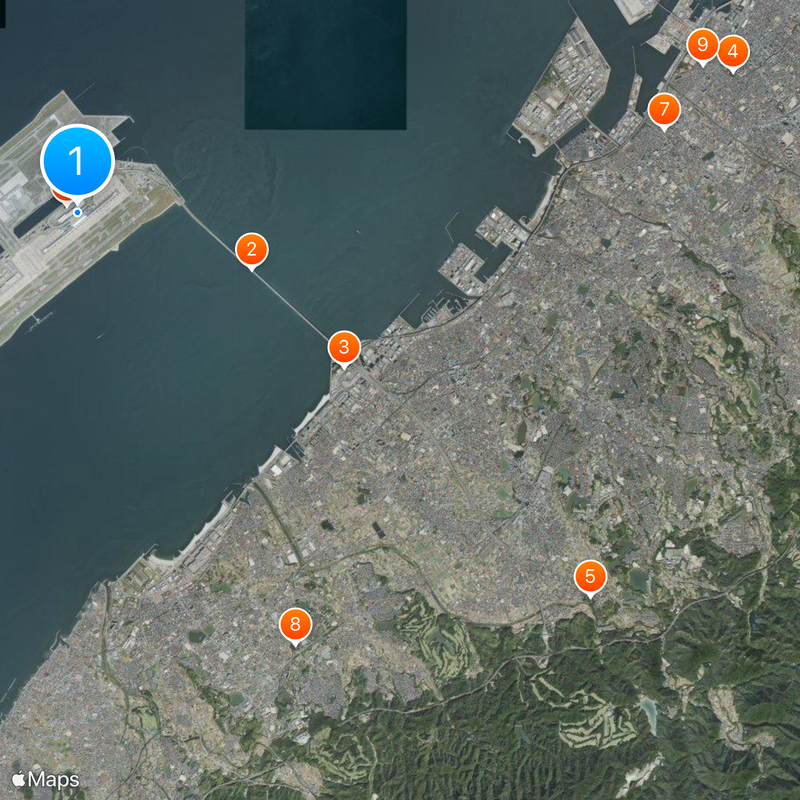 Kansai Airport Line Map