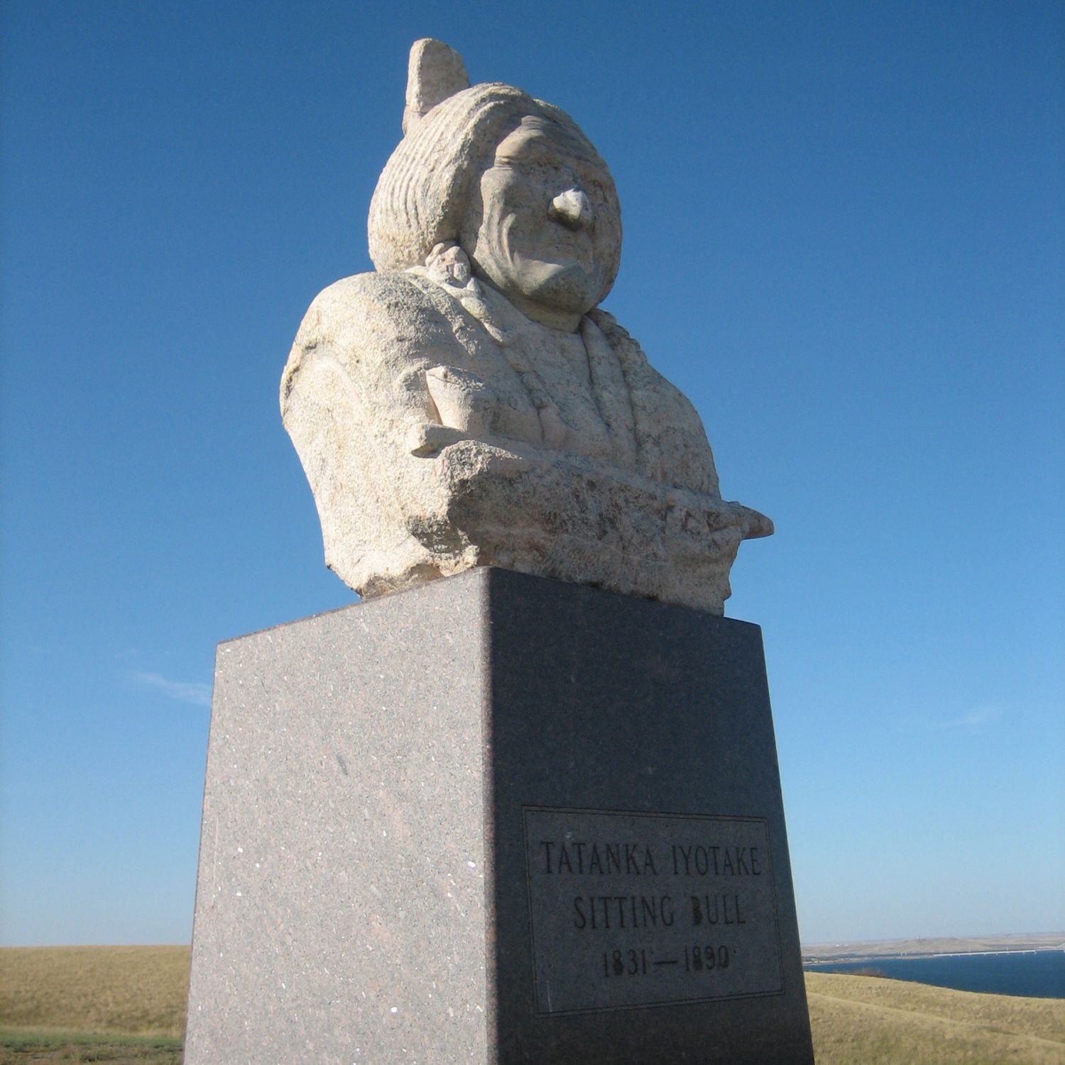 Sitting Bull Monument - Native American monument in Standing Rock