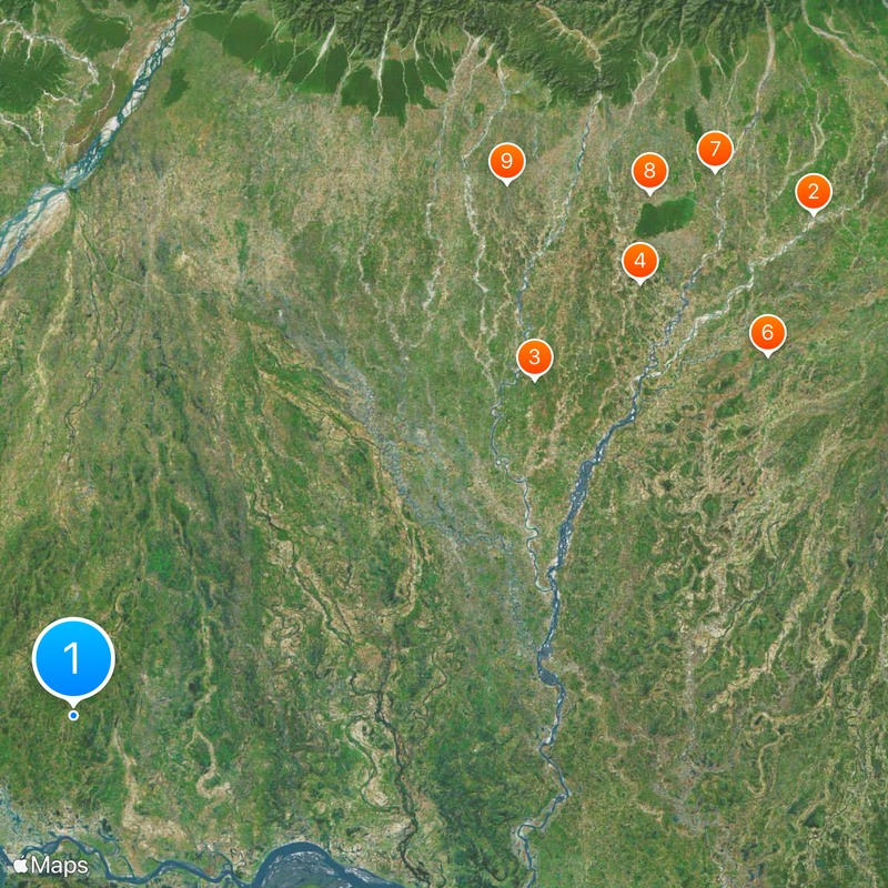 Kishanganj district Map