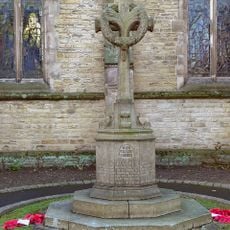 War Memorial Cross in the Grounds of the Church of St Anne, Sale