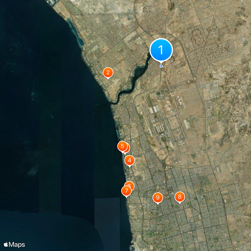 Jeddah Super Dome Mapa