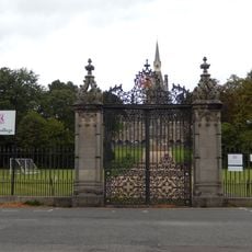 Edinburgh, Carrington Road, Fettes College, South Gates And Railings
