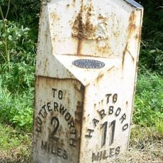 Milepost, Opposite Junction Of Lane To Gilmorton