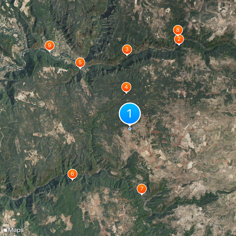 Causses Map