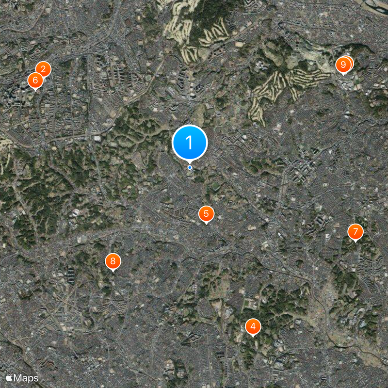 Toukou Gakuen Junior & Senior High School Map