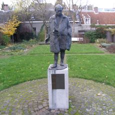 Man met schuiftrompet