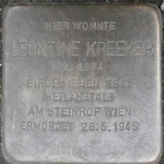 Stolperstein à la mémoire de Leontine Kreeker