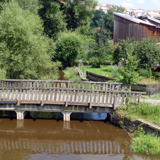 Most na ostrov u Čelkovického mostu
