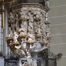 Pulpit of Wallfahrtskirche Maria im Sand (Dettelbach)