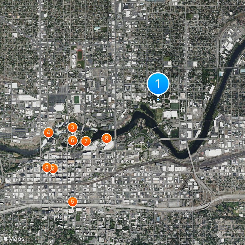 Gonzaga University Map
