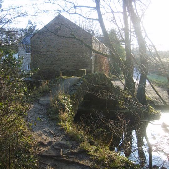 Capernwray Packhorse Bridge, 130 Metres Downstream From Keer Bridge By Mill House