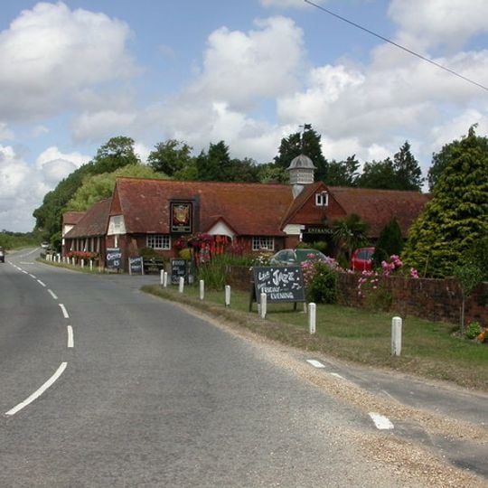 Walhampton Arms, formerly farm building range at Home Farm