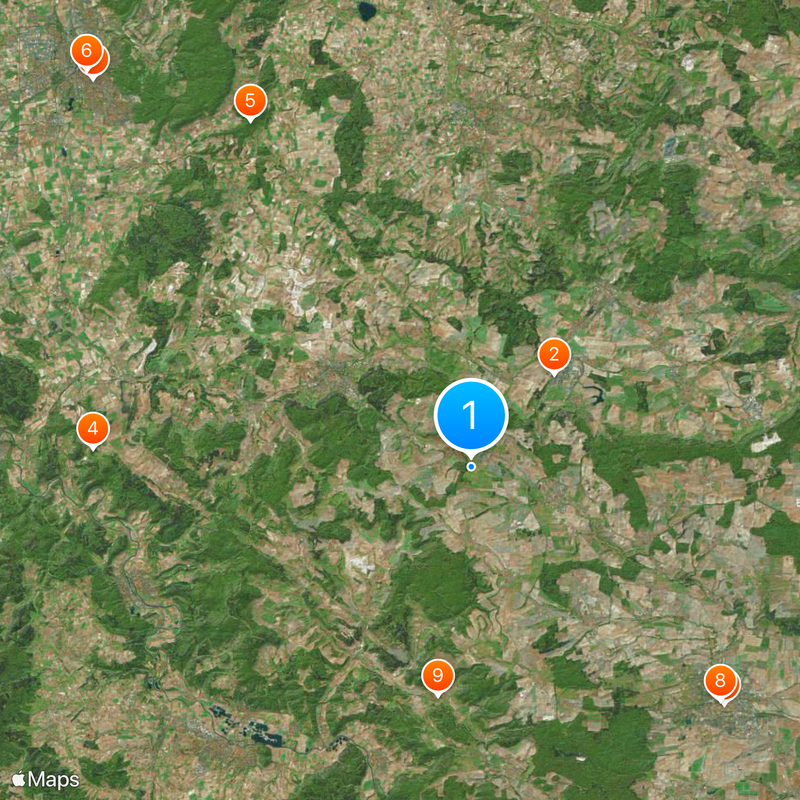 Powiat Eichsfeld Mapa