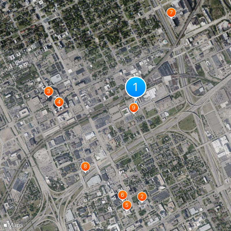 Ford Piquette Avenue Plant Mappa