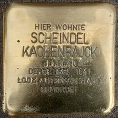 Stolperstein für Scheindel Kachenrajck