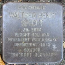 Stolperstein dedicated to Walther Henry Specht