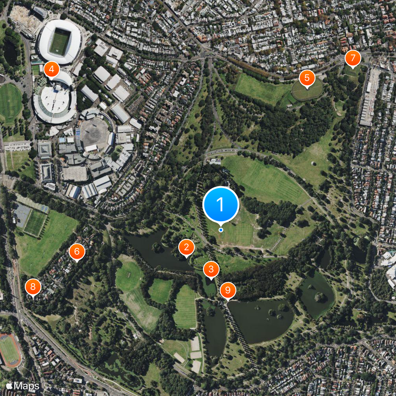 Centennial Park Map
