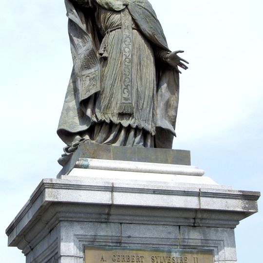 Sylvester II statue, Aurillac