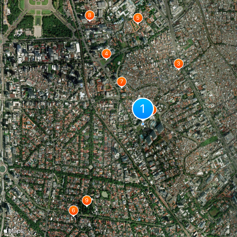 Jakarta Planetarium Mappa