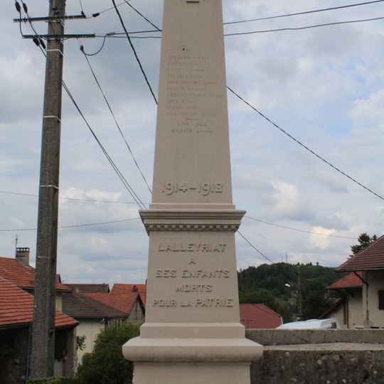 War memorial of Lalleyriat