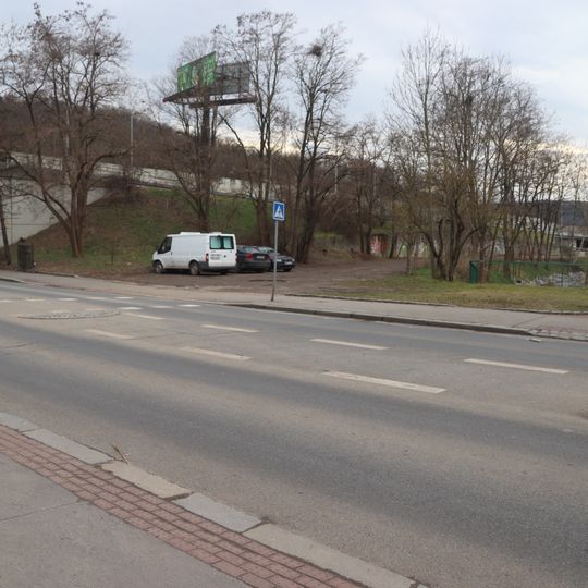 Most Vrbovy ulice přes Kunratický potok