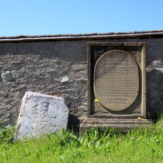 Friedhof christlich, Grabstein/Grabplatte