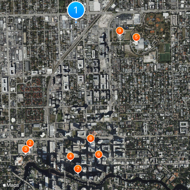 Fort Lauderdale Karte