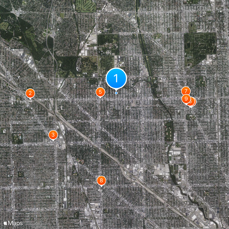 Albany Park Map