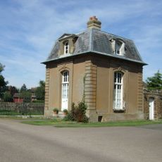 North Lodge And Adjoining Screen At Silsoe Entrance To Wrest Park