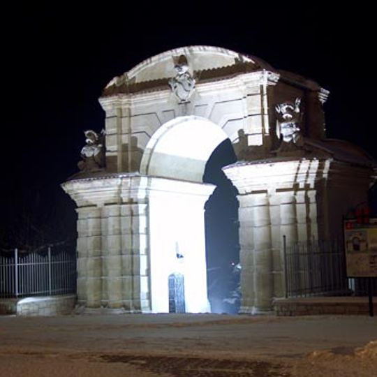 Castle gate in Dąbrowa Tarnowska