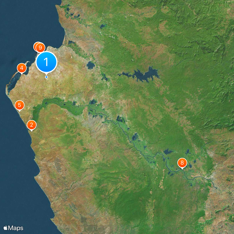 Provincia de Luanda Mapa