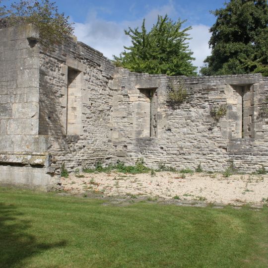 Llanthony Priory, Remains Of Precinct Wall North Of Inner Gatehouse