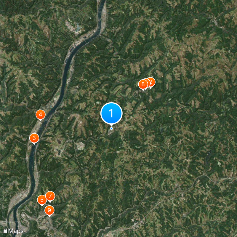 West Liberty University Map