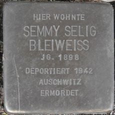 Stolperstein à la mémoire de Semmy Selig Bleiweiss