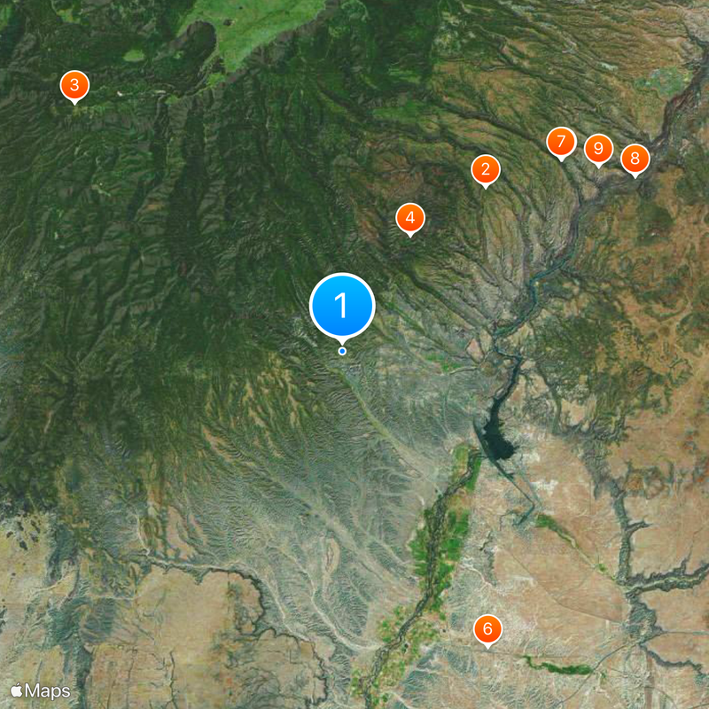 Kasha-Katuwe Tent Rocks National Monument Map