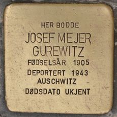 Stolperstein en memoria de Josef Mejer Gurewitz