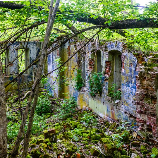 Здание бани )