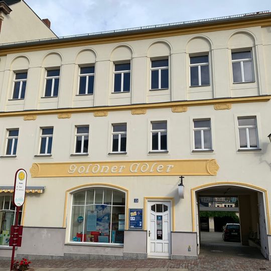 Ehemaliger Gasthof, später Hotel mit Hinterhausbebauung Markt 12