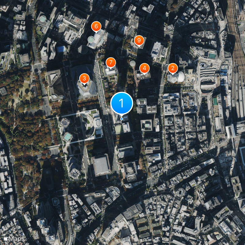 Keio Plaza Hotel Kaart