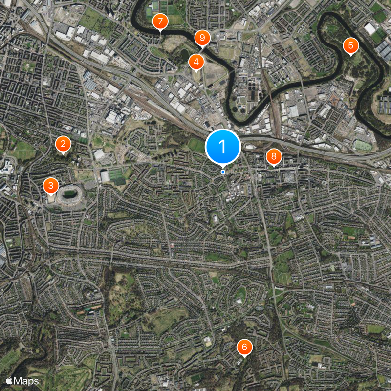 Rutherglen Map