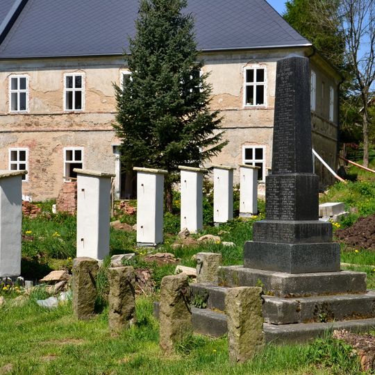 Pomník padlým v 1.světové válce u kostela v Blatně