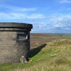 Ventilation shaft for Castle Carr Tunnel 400 metres east of Weavers Gate footpath