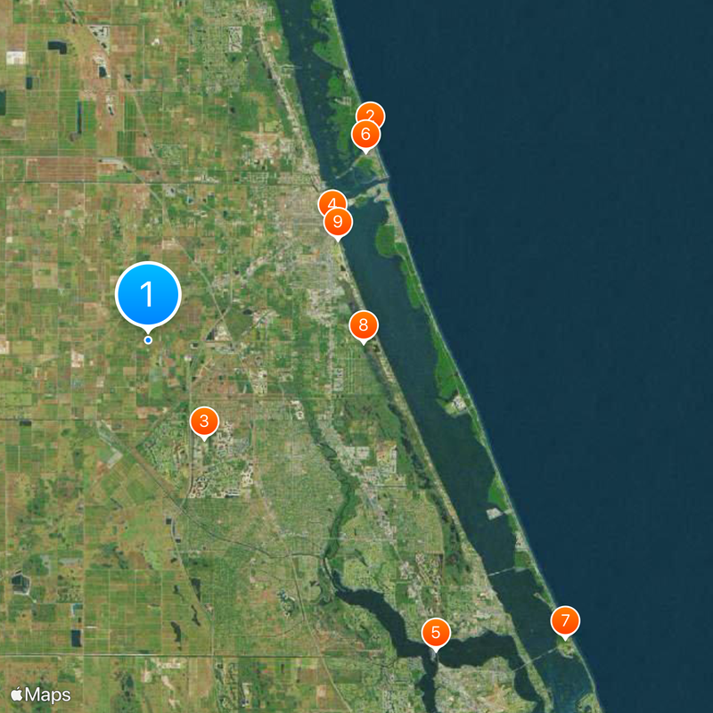 St. Lucie County Map