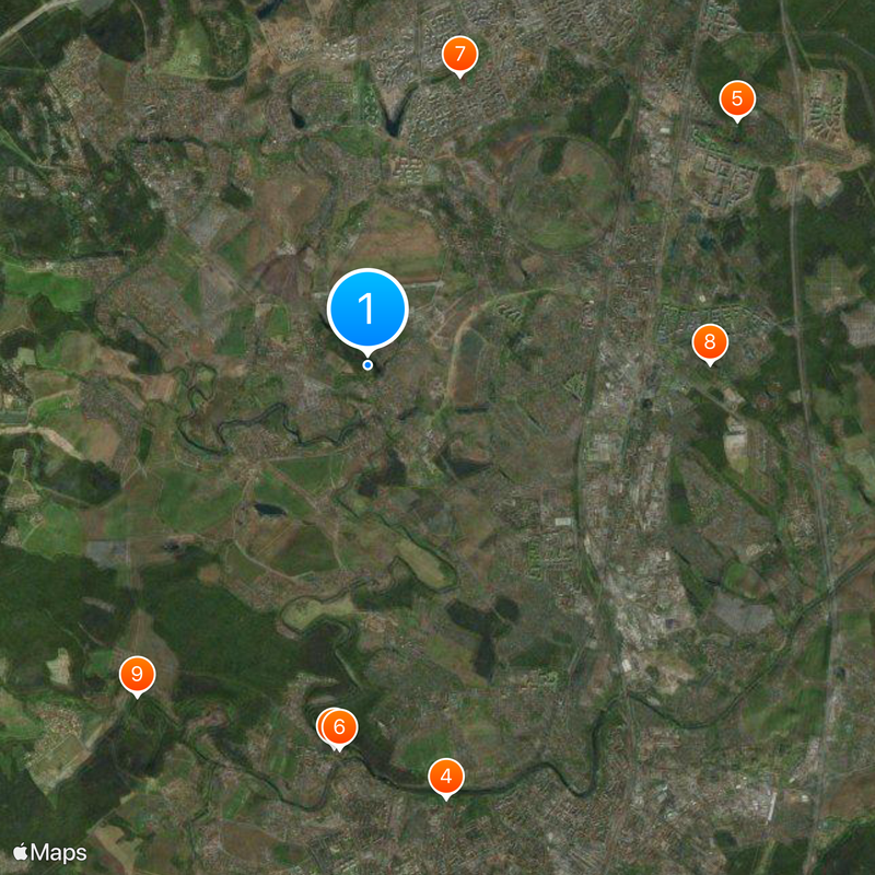 Muzeĭ-usadʹba Ostafʹevo Map