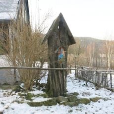 Obrázek u domu 65 v Bílém Potoce