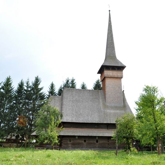 Saint Nicholas' wooden church in Bogdan Vodă, Maramureș