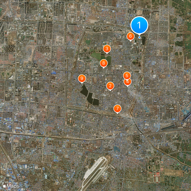 Kaifenger Eisenpagode Karte