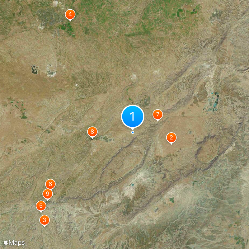 Geografia de Israel Mapa