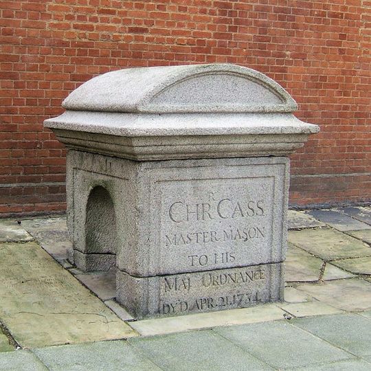 Monument To Christopher Cass The Elder On East Side Of St John's Gardens