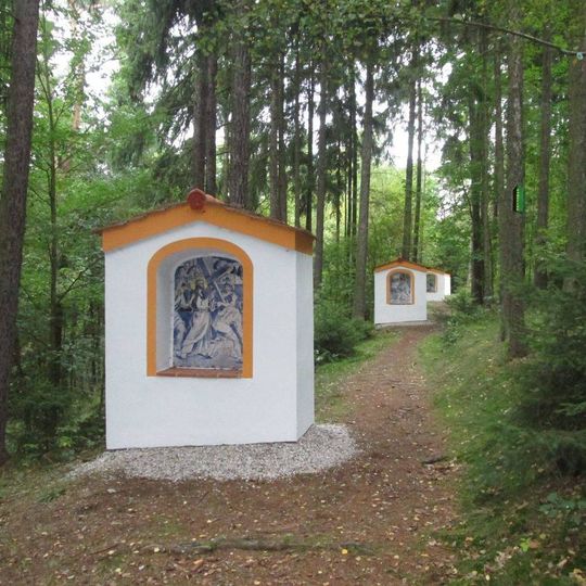 Kaplička na křížové cestě u Stříbra - 2. zastavení